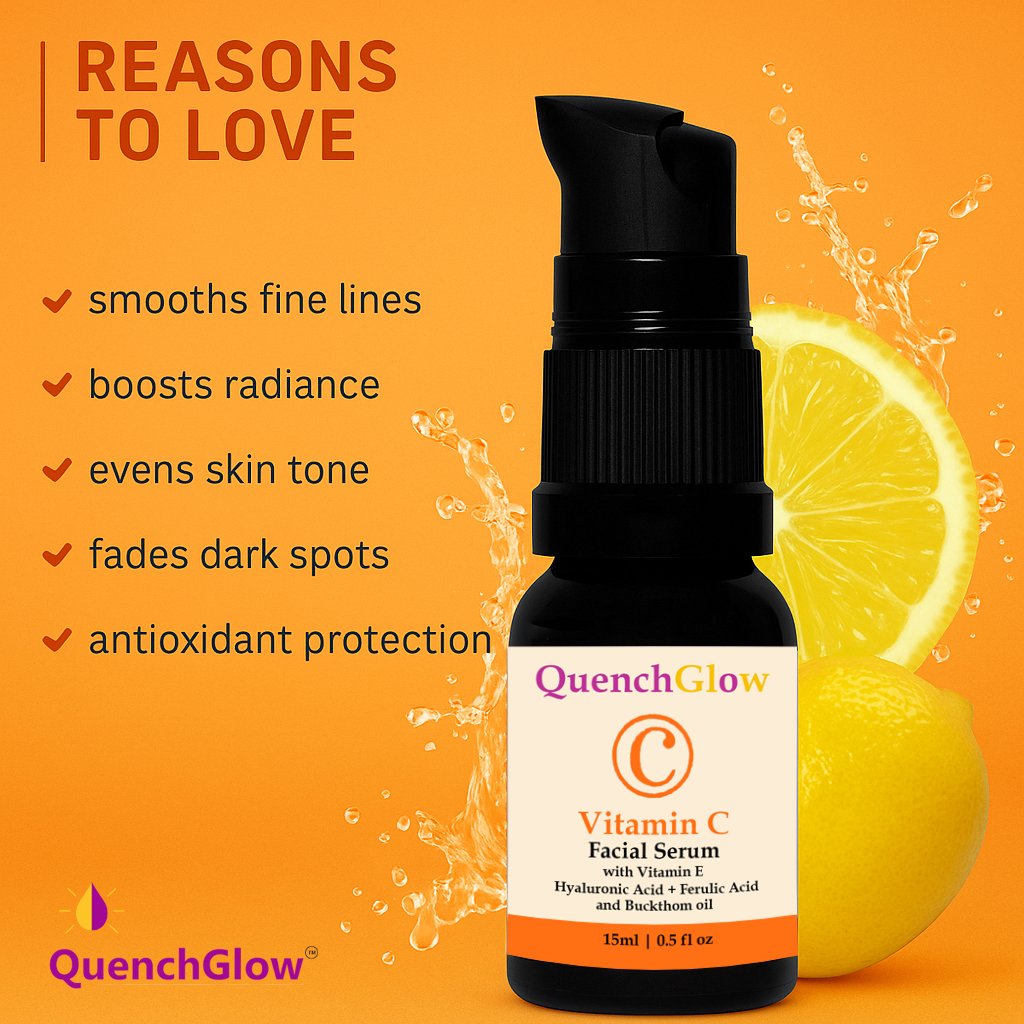 QuenchGlow Vitamin C Facial Serum 15ml - Image 6